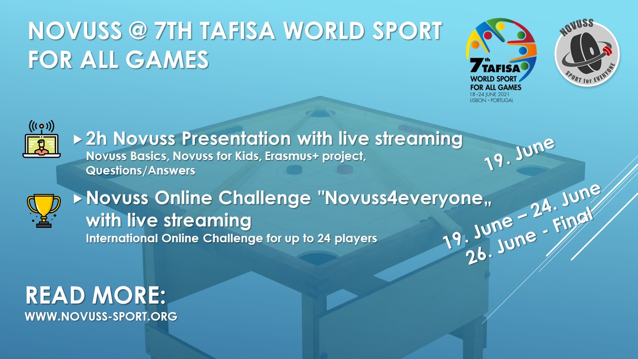 Novuss 7th TAFISA World Sport For All Games Novuss Sport For Everyone